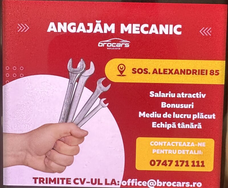 Bro Cars angajeaza.